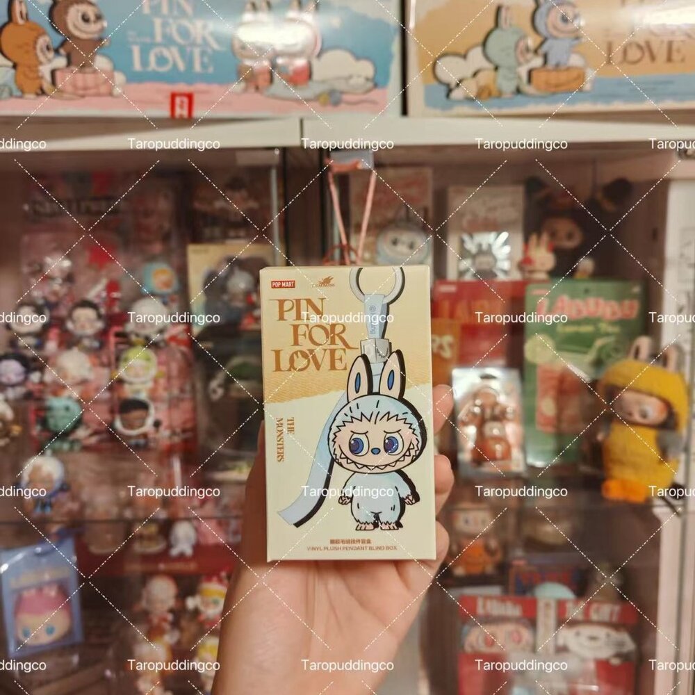 THE MONSTERS Labubu Pin for Love Series - Vinyl Plush Pendant Blind Box (A-M)